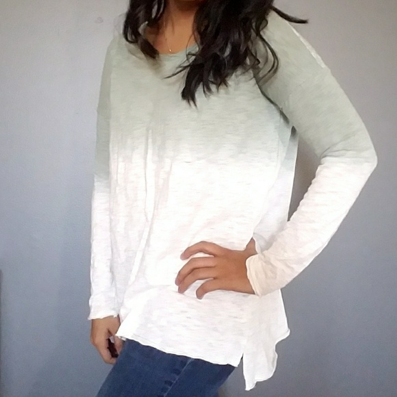 SAGE IVORY OMBRE CROCHET SHOULDER TOP - Picture 4 of 5